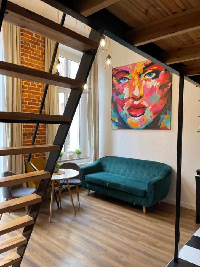 Urokliwy Loft W Ncl Kamienica Vabank 34 Appartement Łódź Buitenkant foto